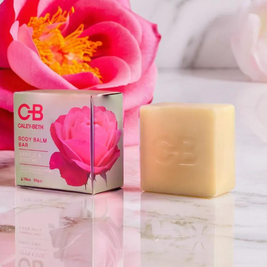 Caley-Beth Body Balm Bar - Toronto, Ontario Canada. Best natural solid moisturizing lotion bar for dry skin, body, hands, lips, feet and travel.