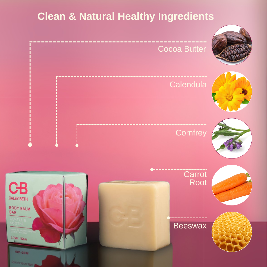 Made in Canada Solid Lotion Bars. The best moisturizing Body Balm bars for dry skin and eczema. Travel friendly, soothing relief.