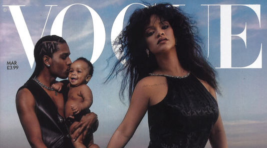 Cover of March 2023 issue of Vogue Magazine with Rihanna.