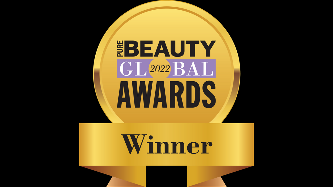 Pure Beauty Global Awards 2022 Winners Badge.