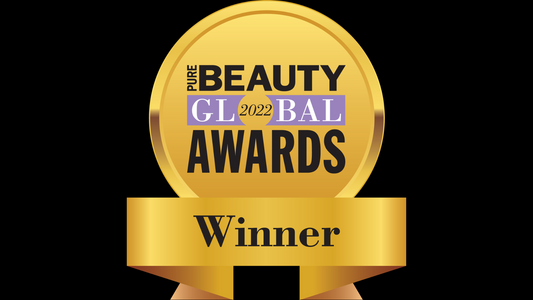 Pure Beauty Global Awards 2022 Winners Badge.