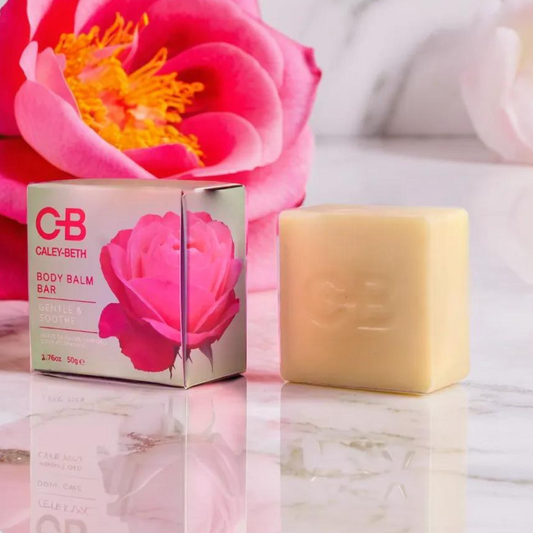 Caley-Beth Body Balm Bar - Toronto, Ontario Canada.  Best natural solid moisturizing lotion bar for dry skin, body, hands, lips, feet and travel.