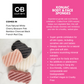 A detailed feature sheet highlighting the natural, biodegradable, and sensitive-skin-friendly benefits of the Konjac Sponge.