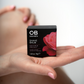 A close-up of the Caley-Beth Shave Balm Bar, made in Canada, designed for a smooth, irritation-free shave. Moisturizes while you shave for silky-soft skin.