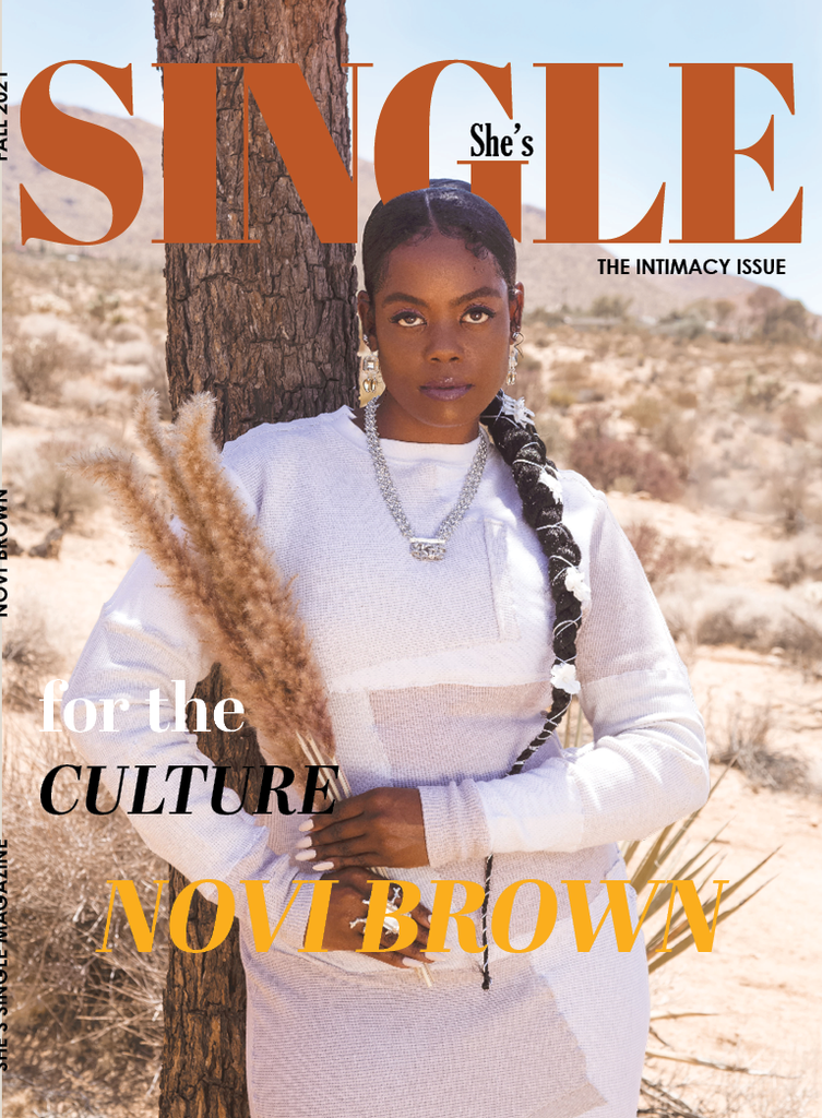 Caley-Beth featured in She's Single Magazine.  Picture of the cover of She's Single.