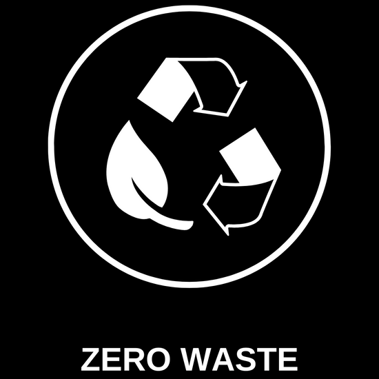 Zero-waste skincare icon symbolizing Caley-Beth’s plastic-free, sustainable body and hair care bars.