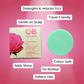 Caley-Beth Solid Conditioner Bar with list of benefits: smooths and detangles without buildup, adds shine, reduces frizz, travel-friendly, gentle on scalp, softens hair. Zero-waste, plastic-free, colour safe, and made in Canada.