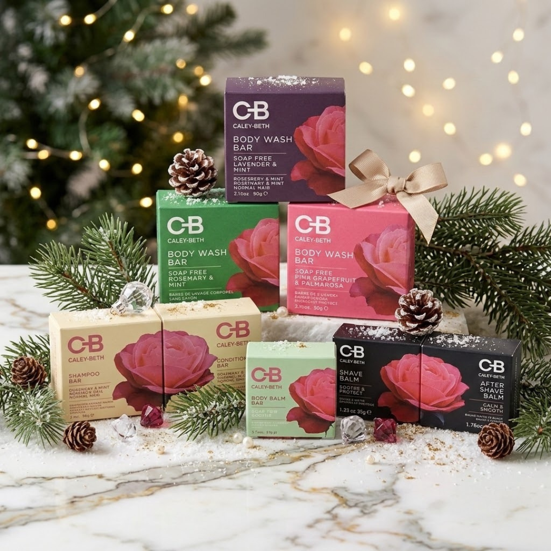 Caley-Beth Canadian-made Wellness Spa Gift Set, a holiday self-care gift featuring bath and body essentials for a relaxing at-home spa experience.