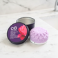 Lavender & Bergamot Body Wash Bar Travel Set with Bar Lift and reusable travel tin, made in Canada.