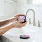 Canadian-made Lavender & Bergamot Body Wash Bar with travel tin and Bar Lift for plastic-free body care.