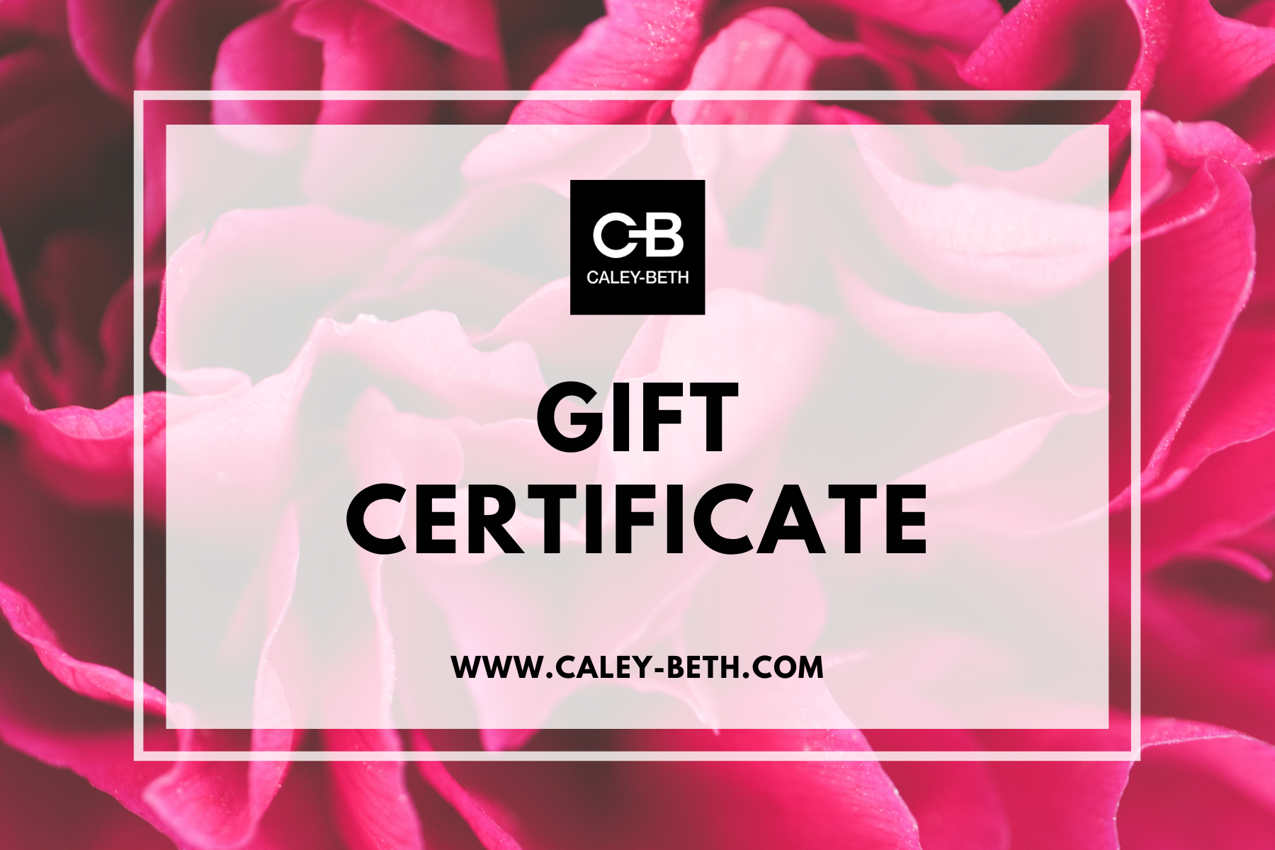 Caley-Beth best online gift cards to give in Canada.
