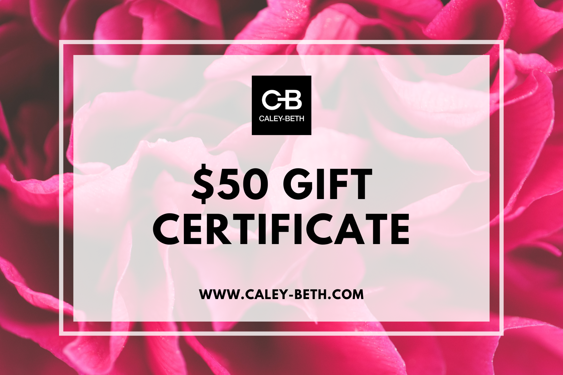 Caley-Beth Gift Card