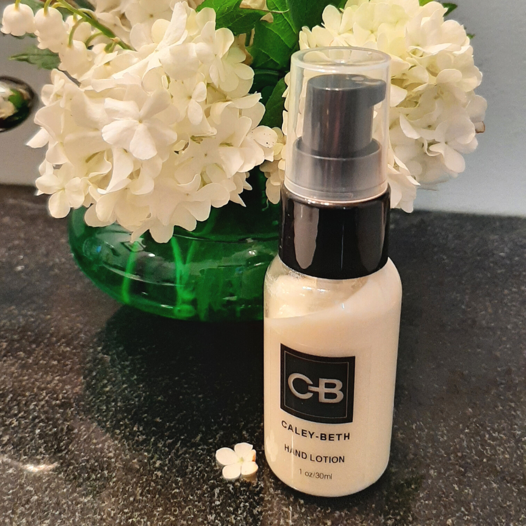 Mini travel/ trial size Caley-Beth Hand and Body Lotion.